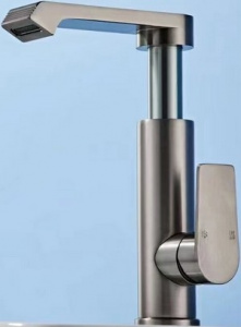 РАКОВИНА ЭВЕРЕСТ B10-14TL к35, п/гайку, авиационный алюминий, регулируемый корпус, серый графит