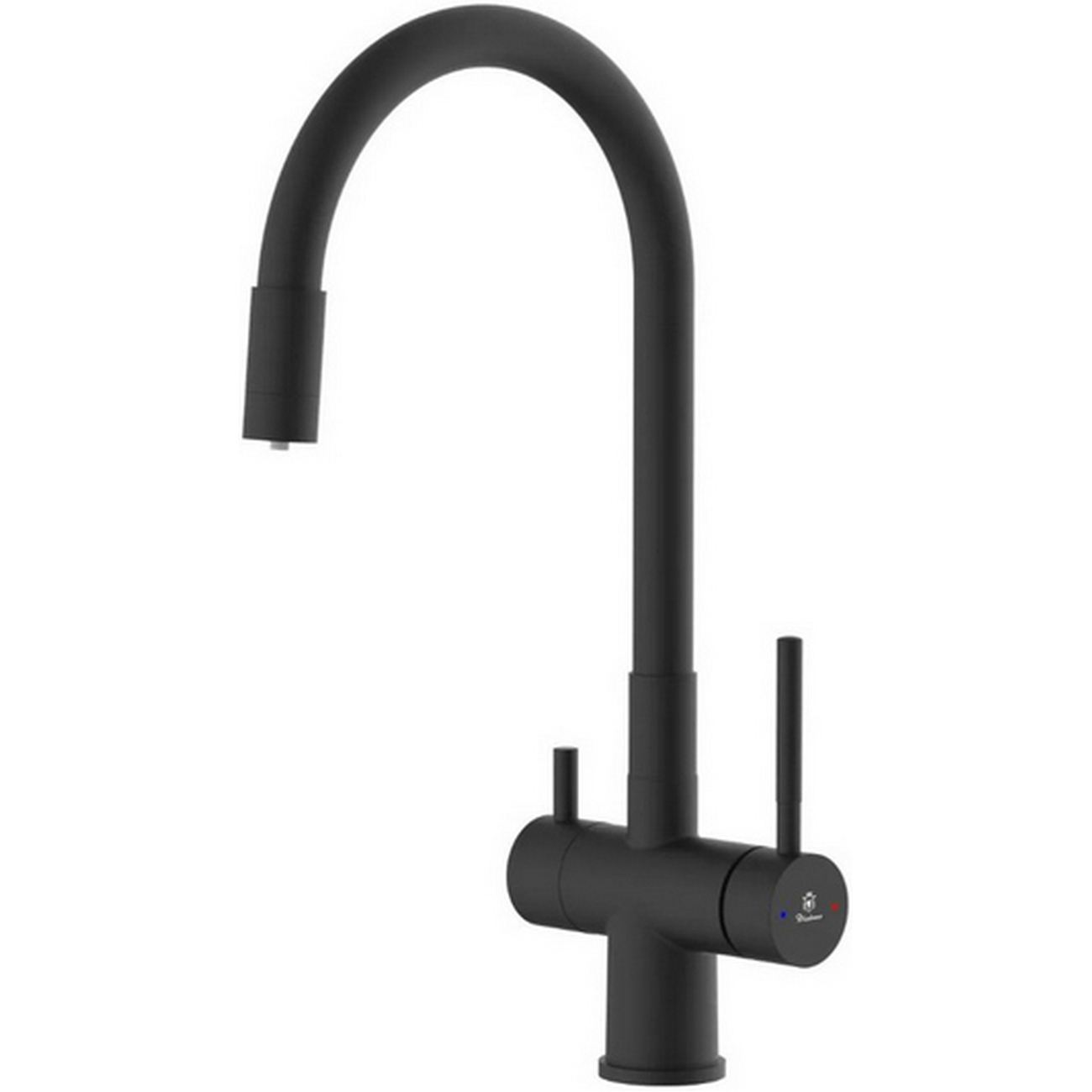 Смеситель для кухни Diadonna D49-19048BL, гибкий излив