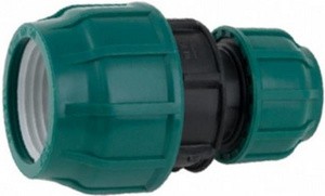 ПЭ Муфта соединительная ПЭ 75х50 (обж.) POELSAN GREEN